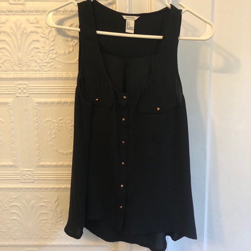 Black edgy tank